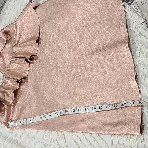 ZARA TRAFALUC COLLECTION GOLDROSE DRESS SIZE XS. - Picture 11 of 11